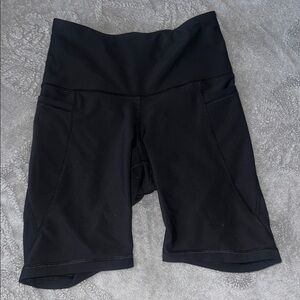 Women's Black High-Waisted Shorts